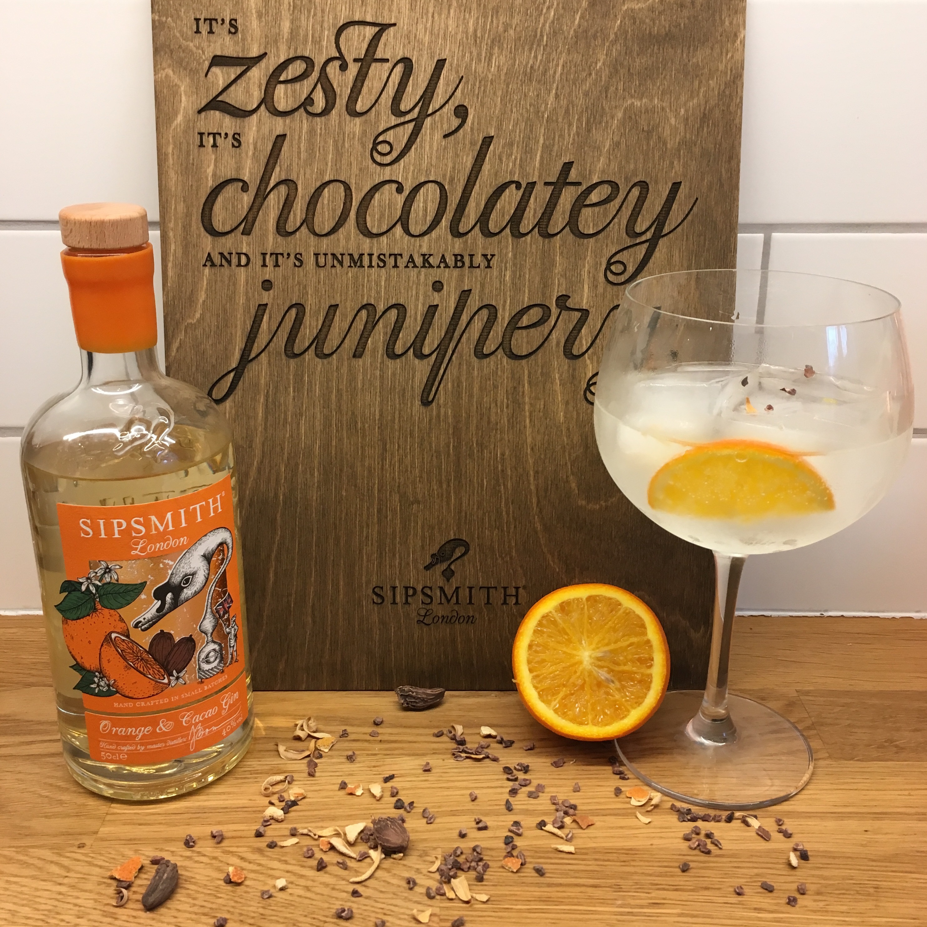 Sipsmith Orange & Cacao Gin | Gin A Ding Ding
